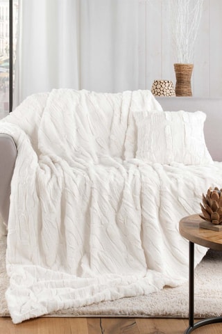 Plaid Foxy - Naturel - 125 x 150 cm