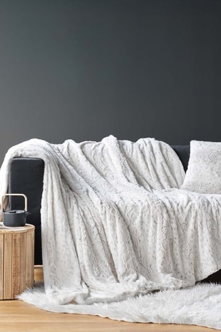 4 plaids Alaska - Ecru - 220 x 240 cm