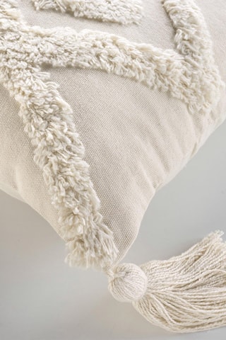 Coussin Inca - Ecru - 30 x 50 cm