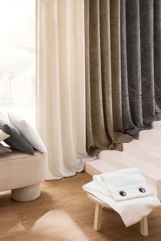 Coussin Leo - Beige - 45 x 45 cm