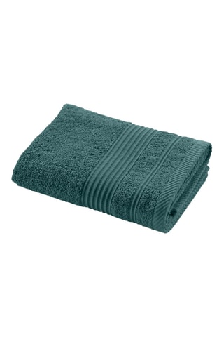 Serviette de toilette - Bleu canard - 50 x 90 cm