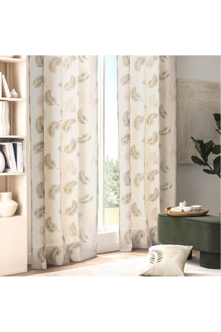 Coussin - Crème et sauge - 45 x 45 cm