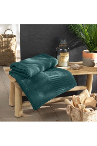 Drap de bain - Bleu canard - 90 x 150 cm