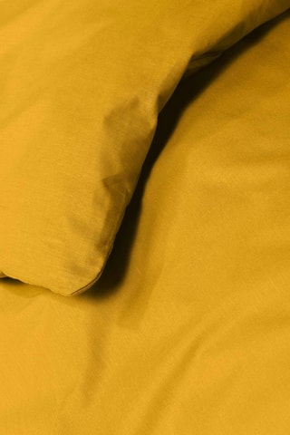 Housse de couette en coton 57 fils/cm² - Jaune