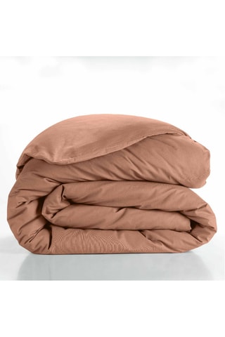 Housse de couette en coton 57 fils/cm² - Vieux rose