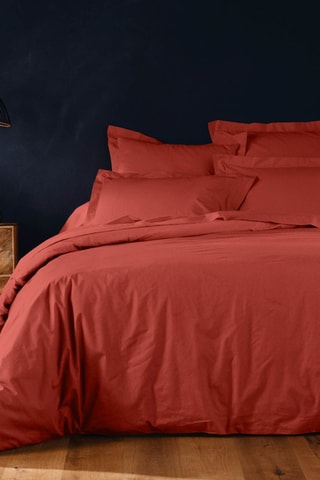 Housse de couette en coton 57 fils/cm² - Vieux rose