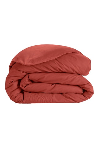 Housse de couette en coton 57 fils/cm² - Vieux rose