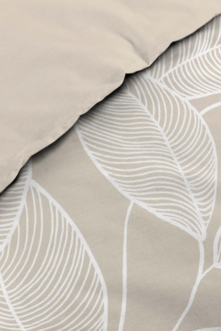 Parure de couette  en coton  57 fils/cm² - Naturel