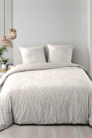 Parure de couette en coton 57 fils/cm² - Naturel