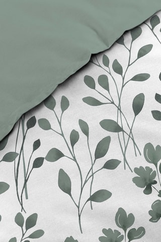 Parure de couette  en coton 57 fils/cm² - Sauge