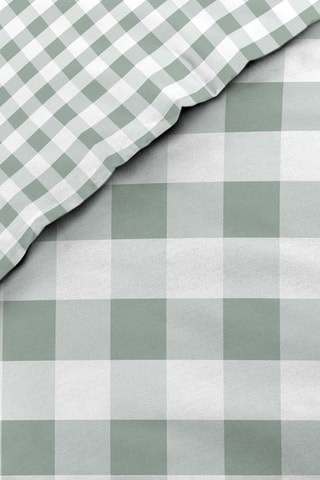 Parure de couette  en coton  57 fils/cm² - Sauge