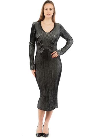 Robe fourreau - Noir