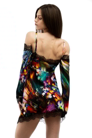 Robe patineuse - Multicolore