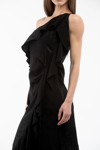 Robe asymétrique - Noir