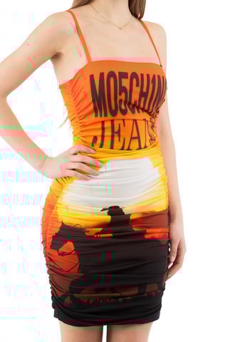 Robe fourreau - Orange