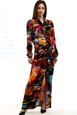 Robe chemise - Multicolore