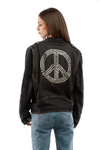 Veste en jean - Noir