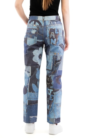 Pantalon droit - Bleu