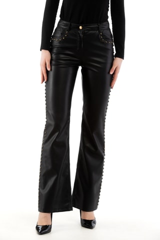 Pantalon bootcut - Noir
