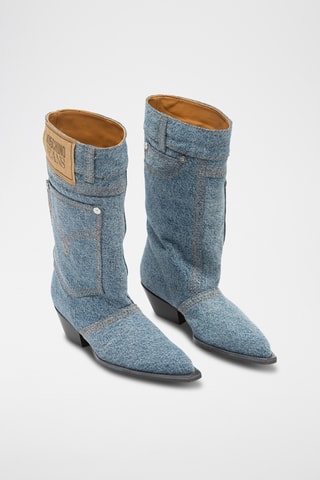 Bottes en jean - Bleu