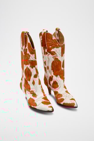 Bottes en cuir - Blanc