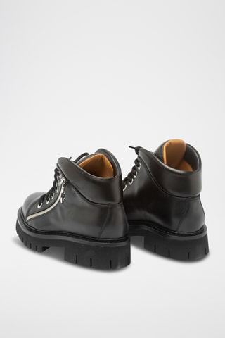 Boots en cuir - Noir