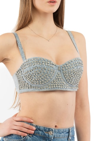Crop top - Bleu clair