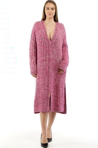 Robe pull longue - Rose