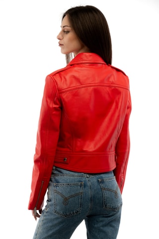 Veste crop top - Rouge