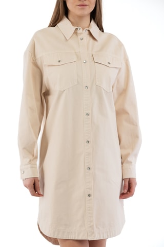 Robe chemise - Beige