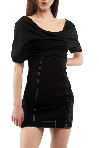 Robe en laine - Noir