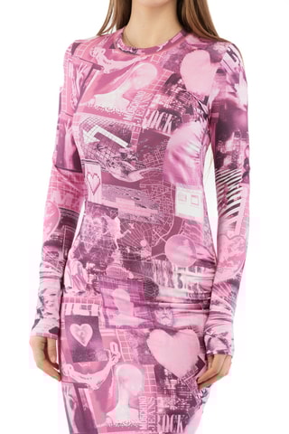 Robe fourreau - Rose