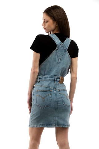 Robe-salopette - Bleu