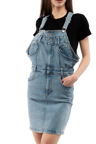 Robe-salopette - Bleu