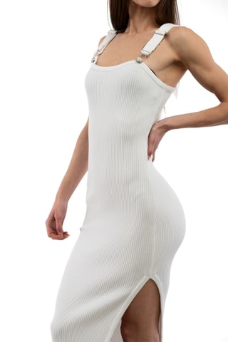 Robe fourreau - Blanc