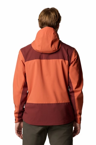 Coupe-vent à capuche Boulder Falls™ - Orange et bordeaux