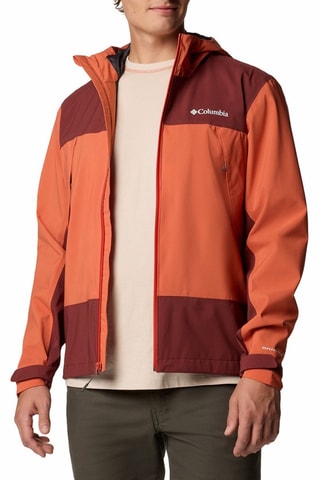 Coupe-vent à capuche Boulder Falls™ - Orange et bordeaux