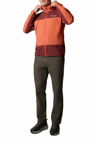 Coupe-vent à capuche Boulder Falls™ - Orange et bordeaux