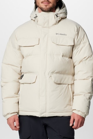 Doudoune à capuche Landroamer™ - Ecru