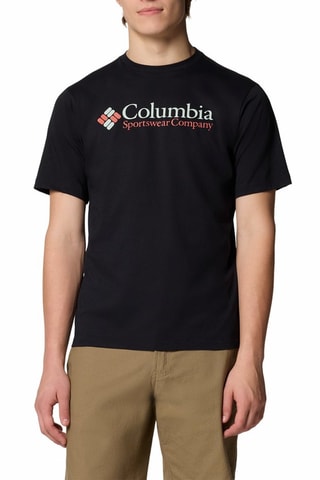 T-shirt regular en coton biologique CSC Basic Logo™ - Noir