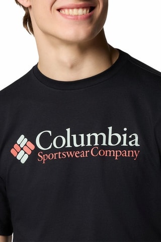 T-shirt regular en coton biologique CSC Basic Logo™ - Noir