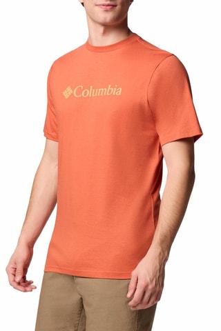 T-shirt regular en coton biologique CSC Basic Logo™ - Orange