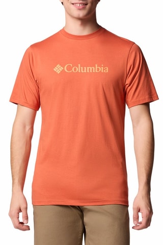 T-shirt regular en coton biologique CSC Basic Logo™ - Orange