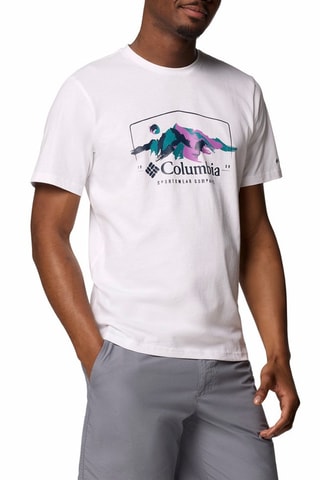 T-shirt regular en coton biologique Path Lake™ - Blanc