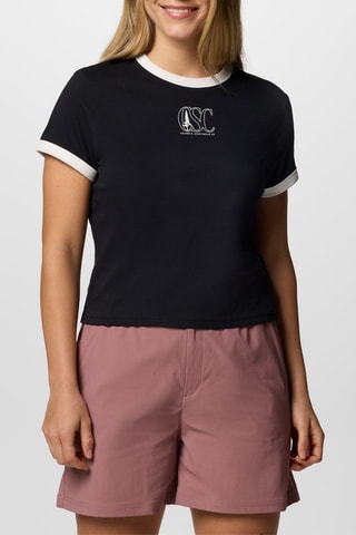 T-shirt regular en coton biologique Rolling Bend™ - Noir