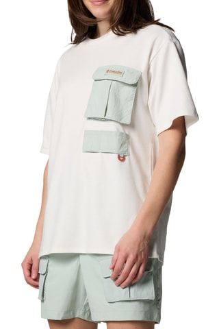 T-shirt Cove Beach™ - Blanc et vert clair