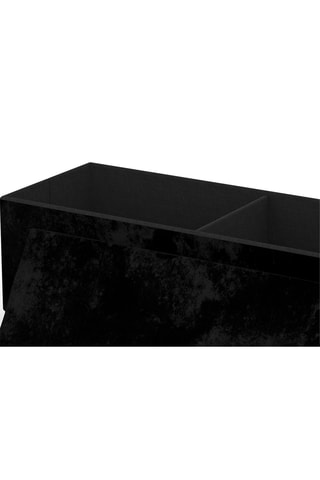 Banc-coffre - Noir et doré