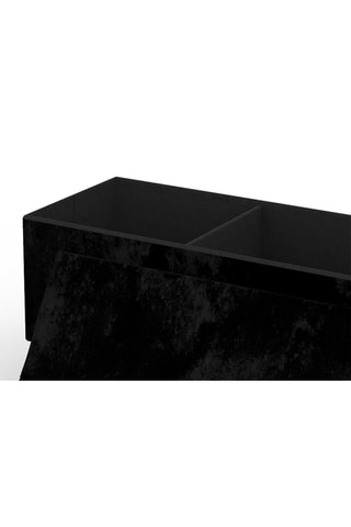 Banc-coffre - Noir et doré