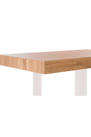 Table Brixton - Imitation bois et blanc