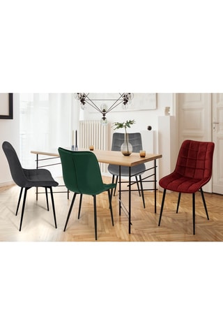 4 chaises contemporaines Melinda - 46 x 82 x 62,5 cm